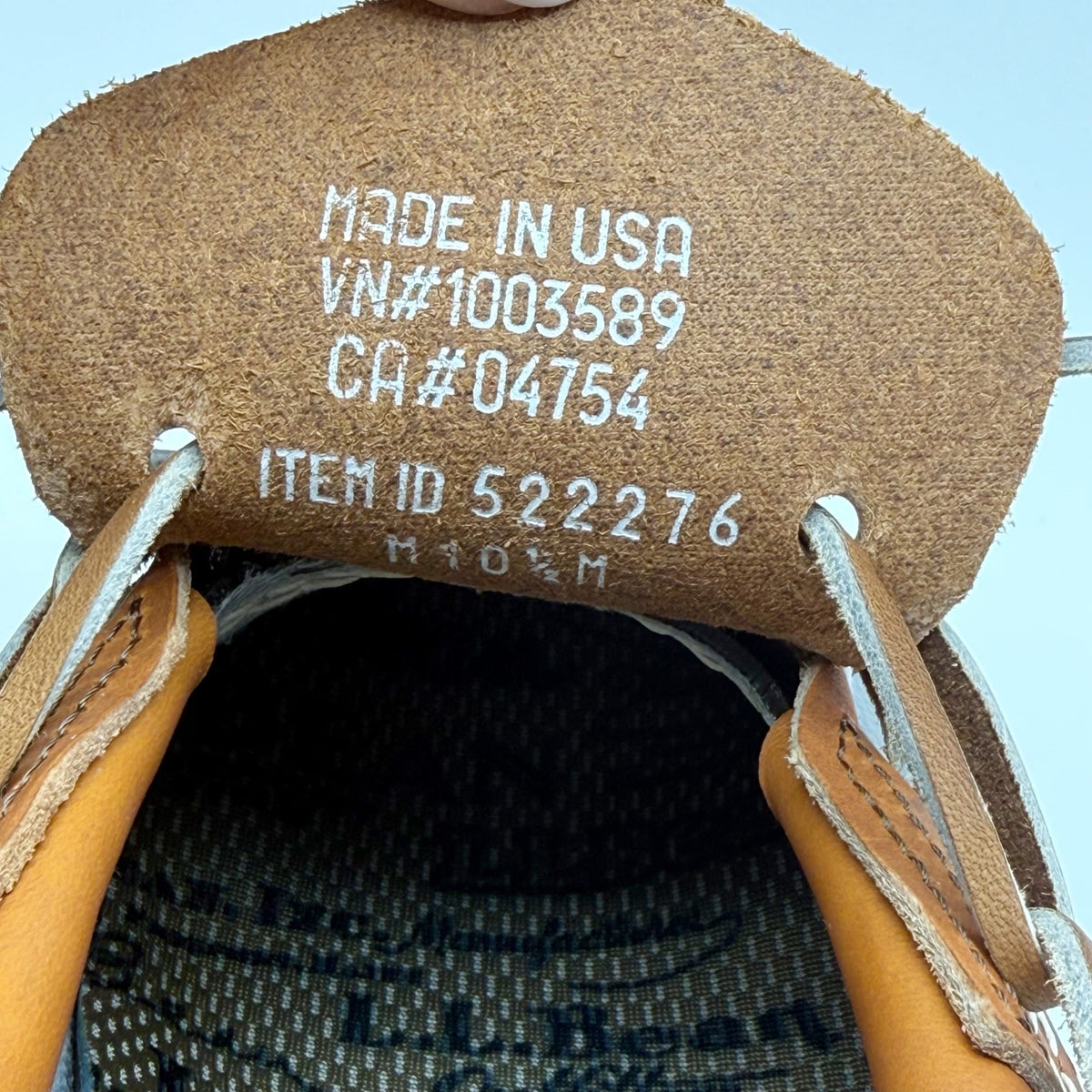 L.L.Bean Mens Rubber Moc Boots Size 10.5 M Brown Rubber Leather Waterproof NWOB