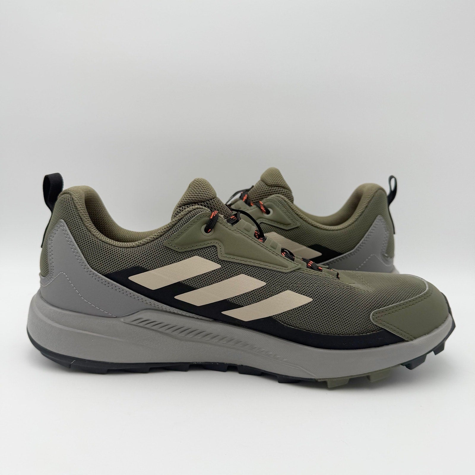 Adidas Mens Terrex Anylander Hiking Shoes Size 10.5 Green Grey Athletic NIB
