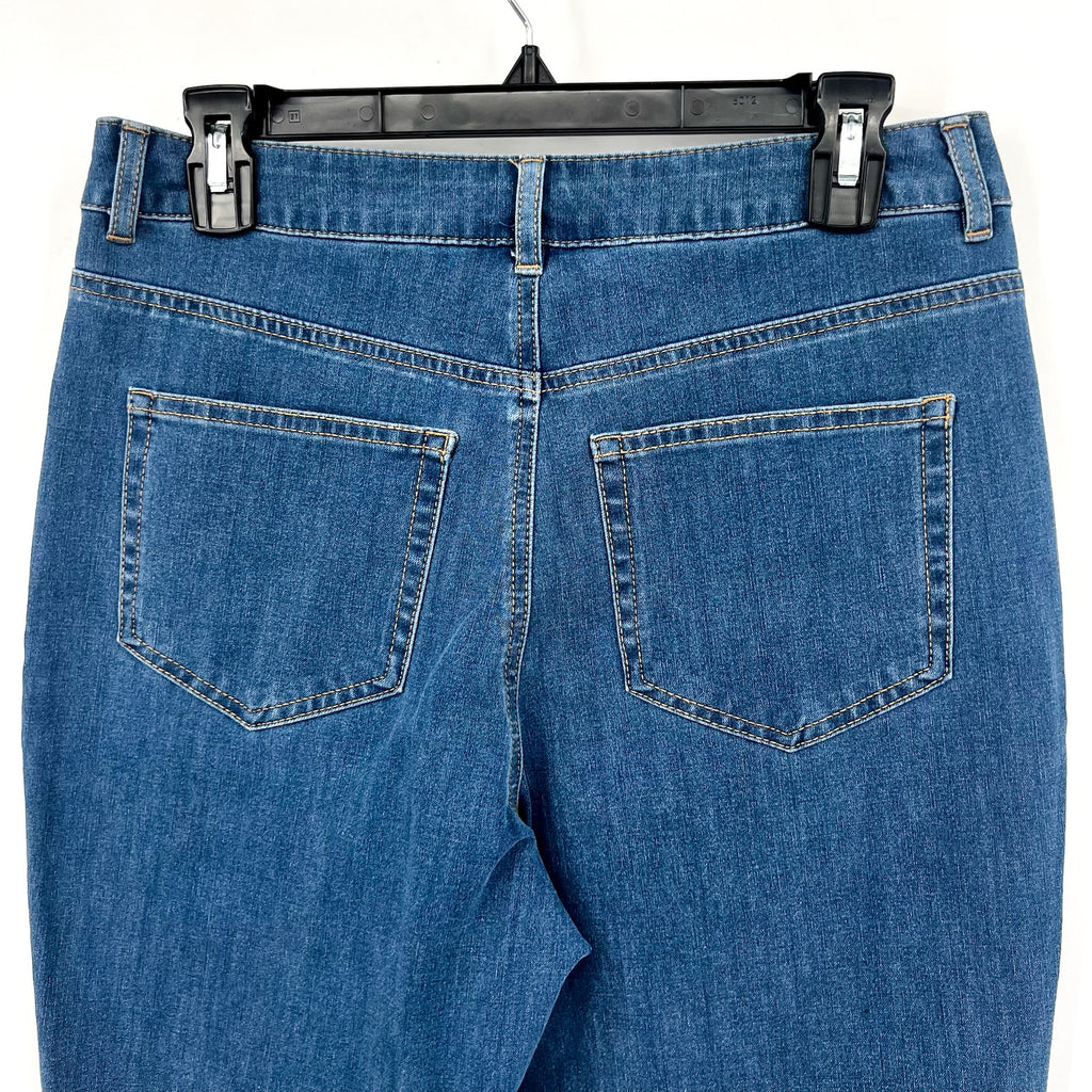 COMMANDO Women's Do It All Denim Skinny Jeans Large 12-14 Blue Light Indigo NWT