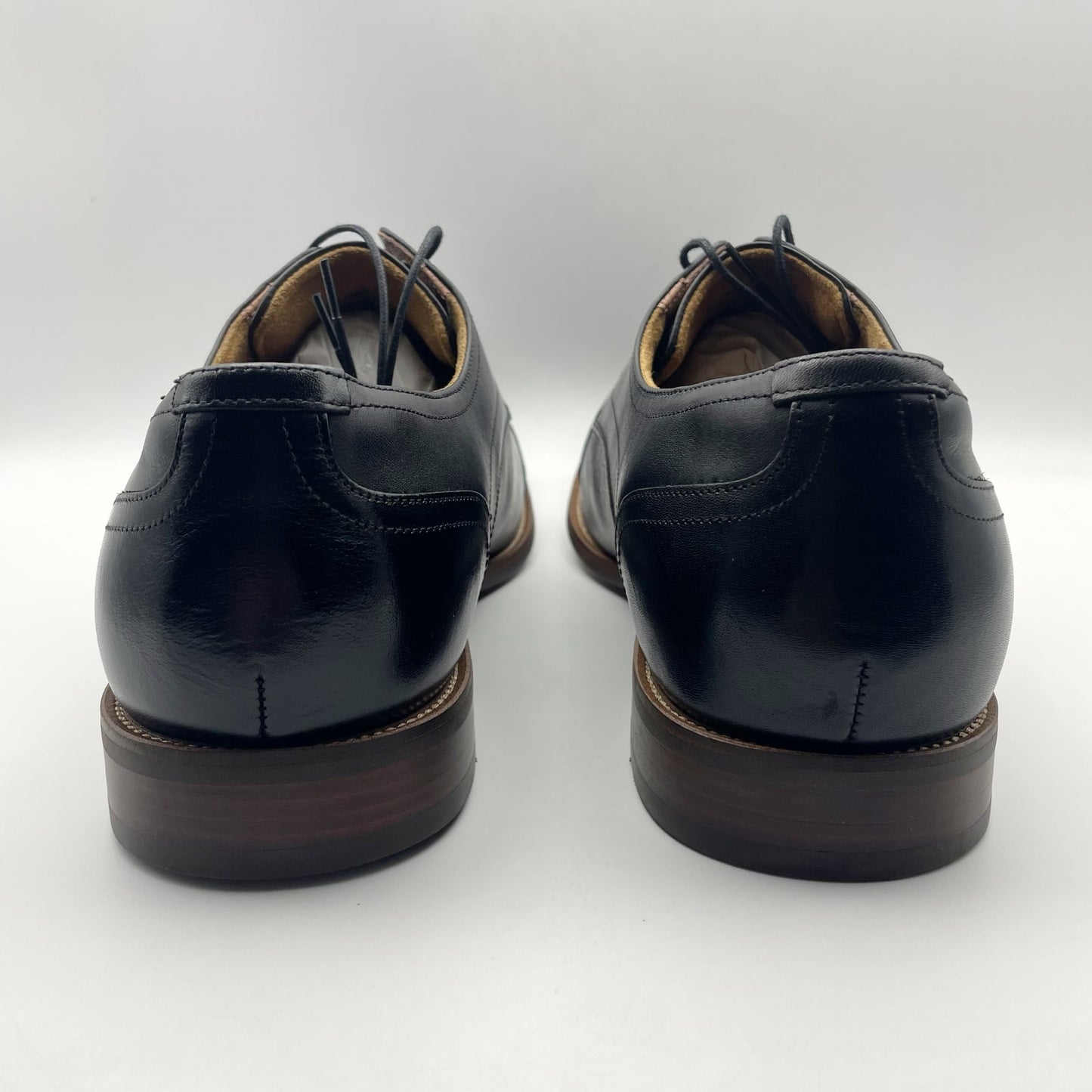 Florsheim Mens Rucci Cap Toe Oxford Dress Shoe US 14 Wide Black Leather NIB