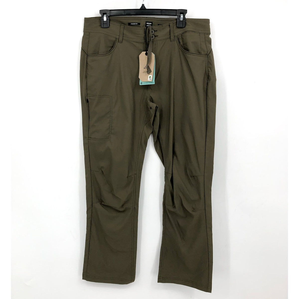 PRANA Women's Halle Straight Pants II Size 14 Reg Slate Green NWT