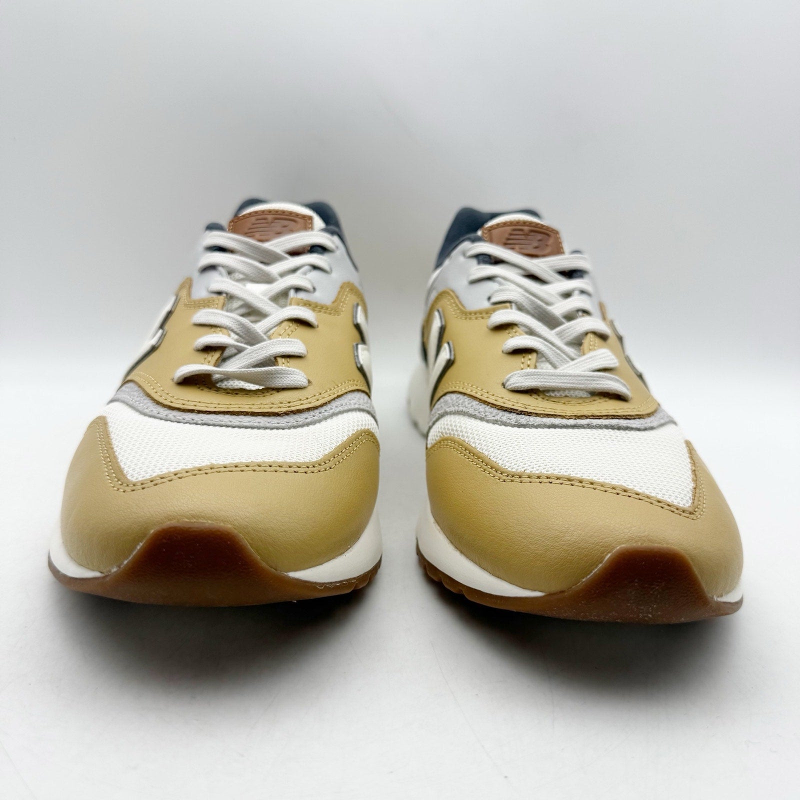 New Balance Mens 997H Casual Sneakers Size 9.5 Yellow White Athletic NWOB