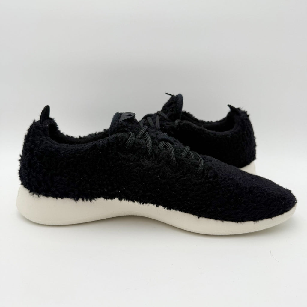 AllBirds Mens Wool Runner Fluff Sneakers US 10 EU 42.5 Black Athletic NIB