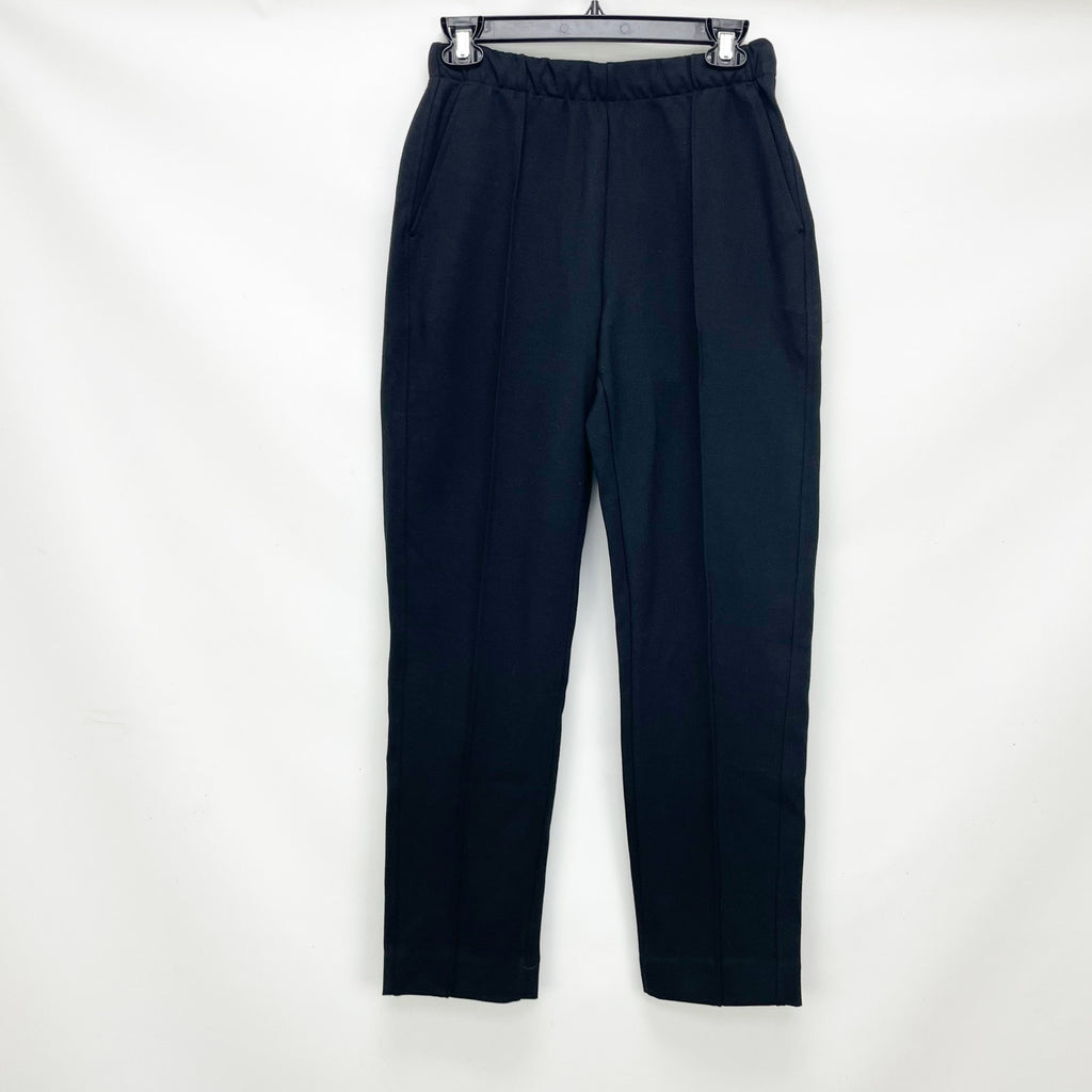 Everlane Womens The Dream Pant Small Black Knit Pull On Taper Slim Fit Ankle NWT