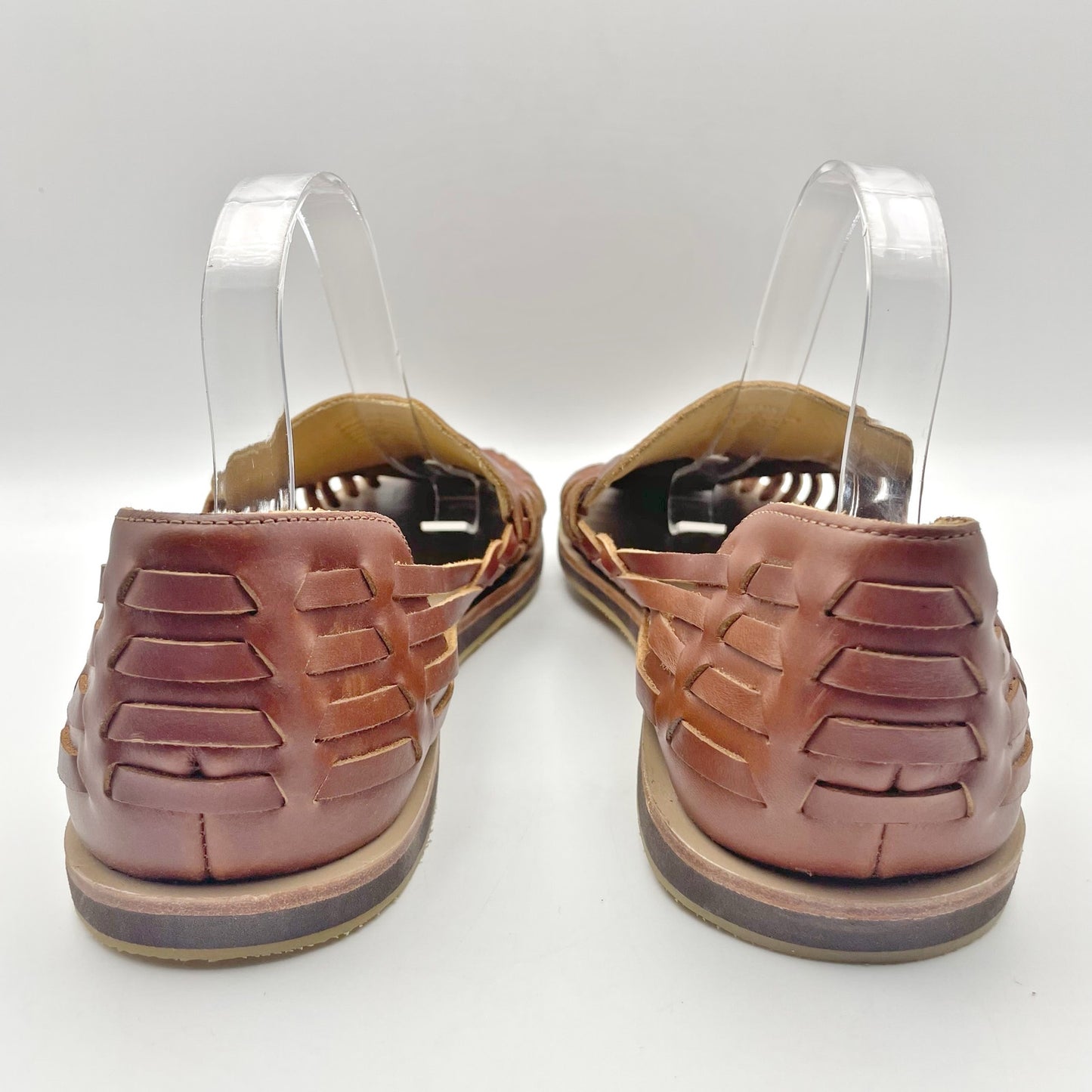 Nisolo Mens Huarache Sandal US 10 EU 43 Brown Leather NWOB