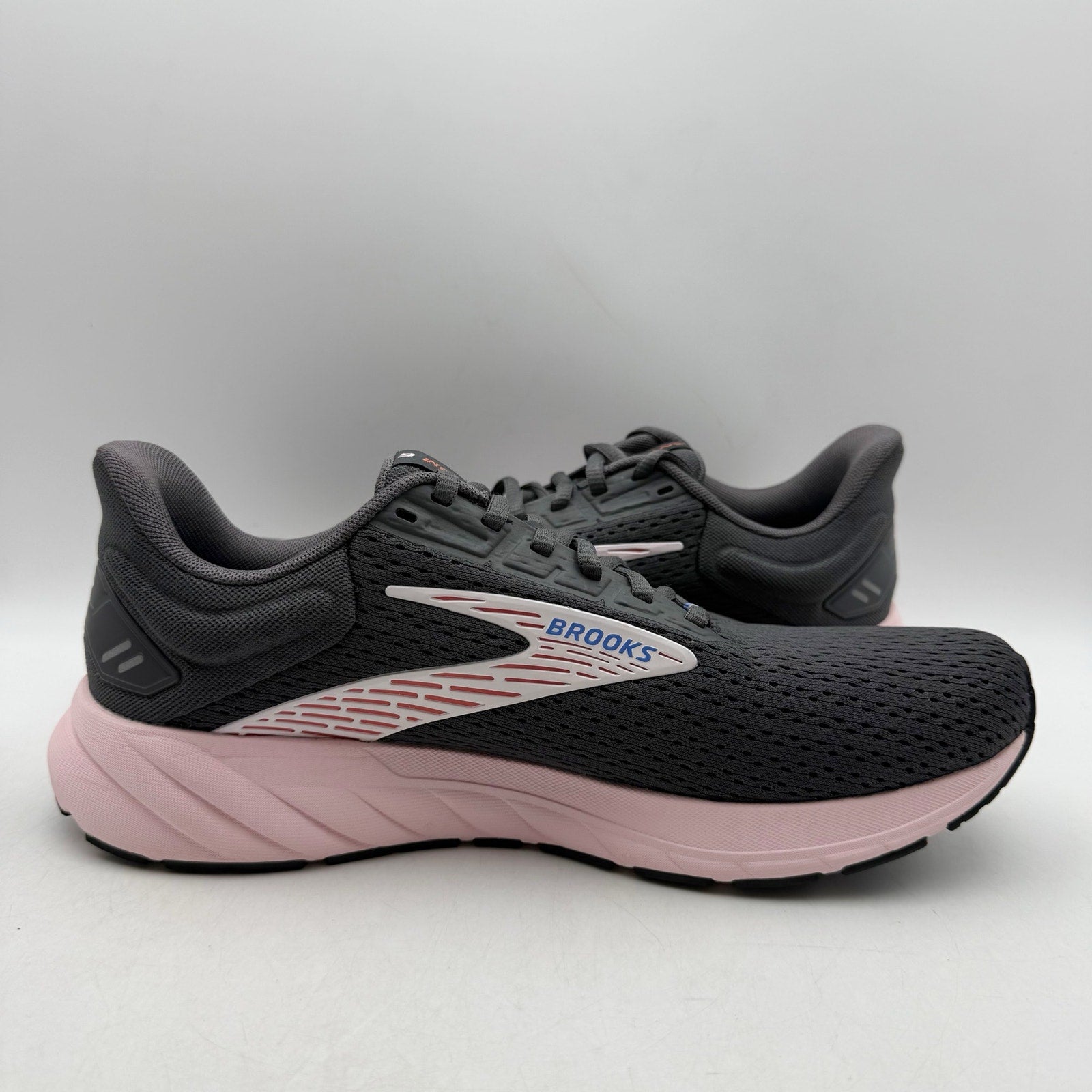 Brooks Womens Anthem 6 Athletic Shoes US 10 EU 42 Grey Pink Running NWOB