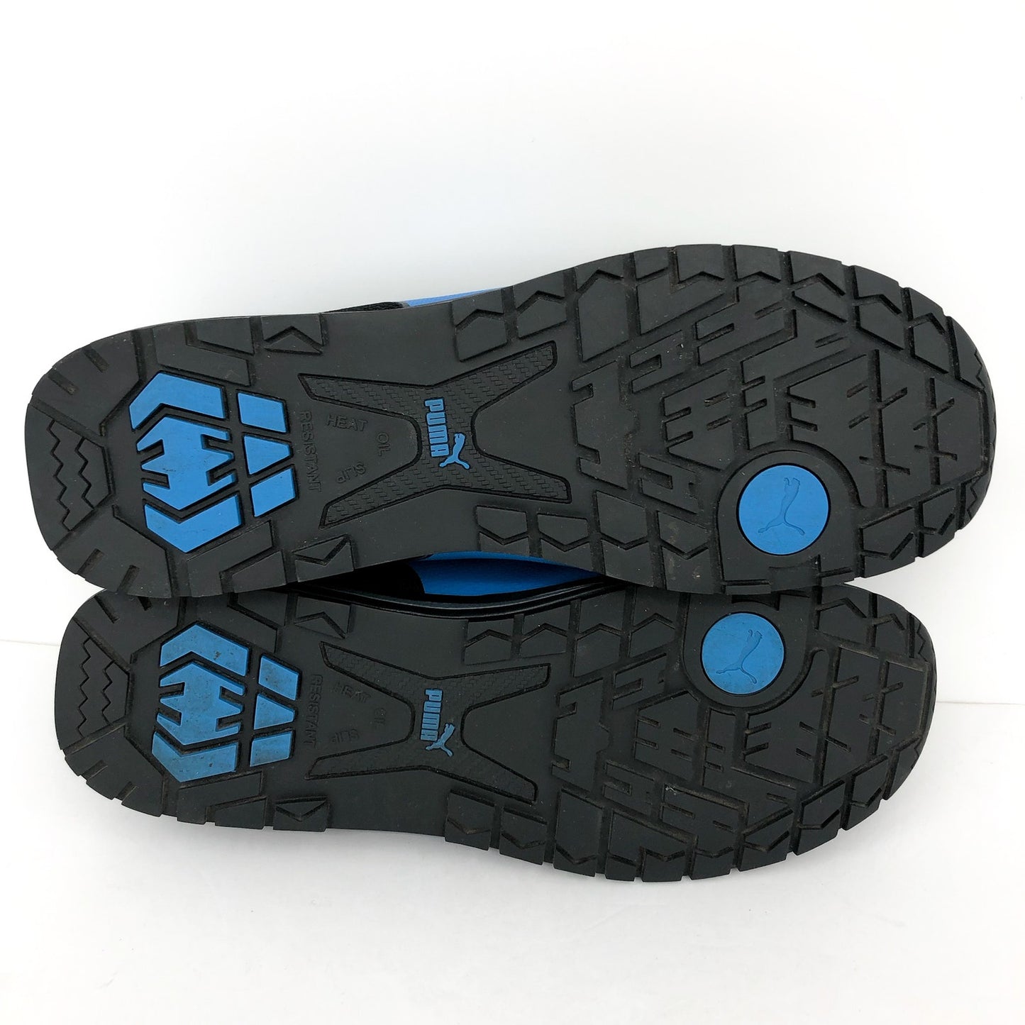 PUMA SAFETY Mens Levity Knit Low Work Shoes 10.5 Black Blue Comp Toe SR EH NIB