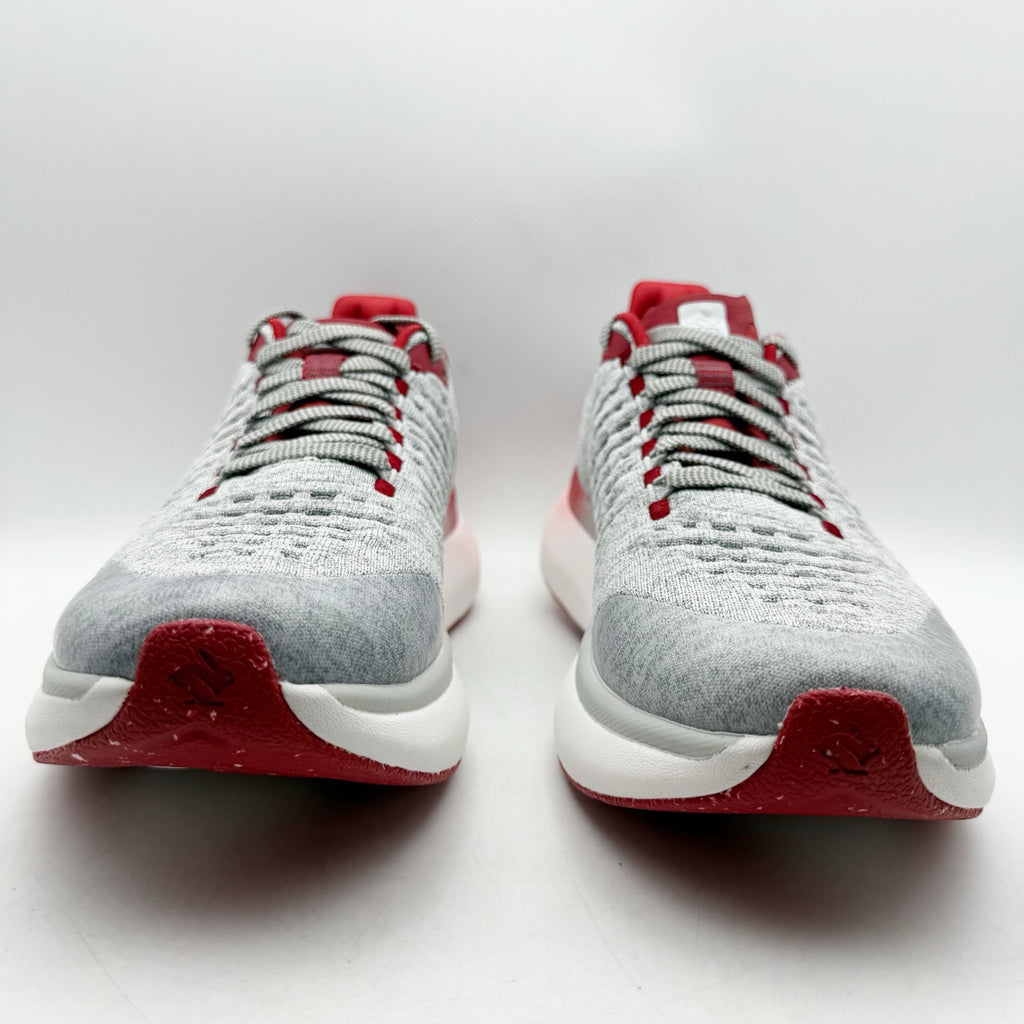 Rabbit Mens Dream Chaser Running Shoes Size 11.5 Gray Red Athletic Sneakers NIB