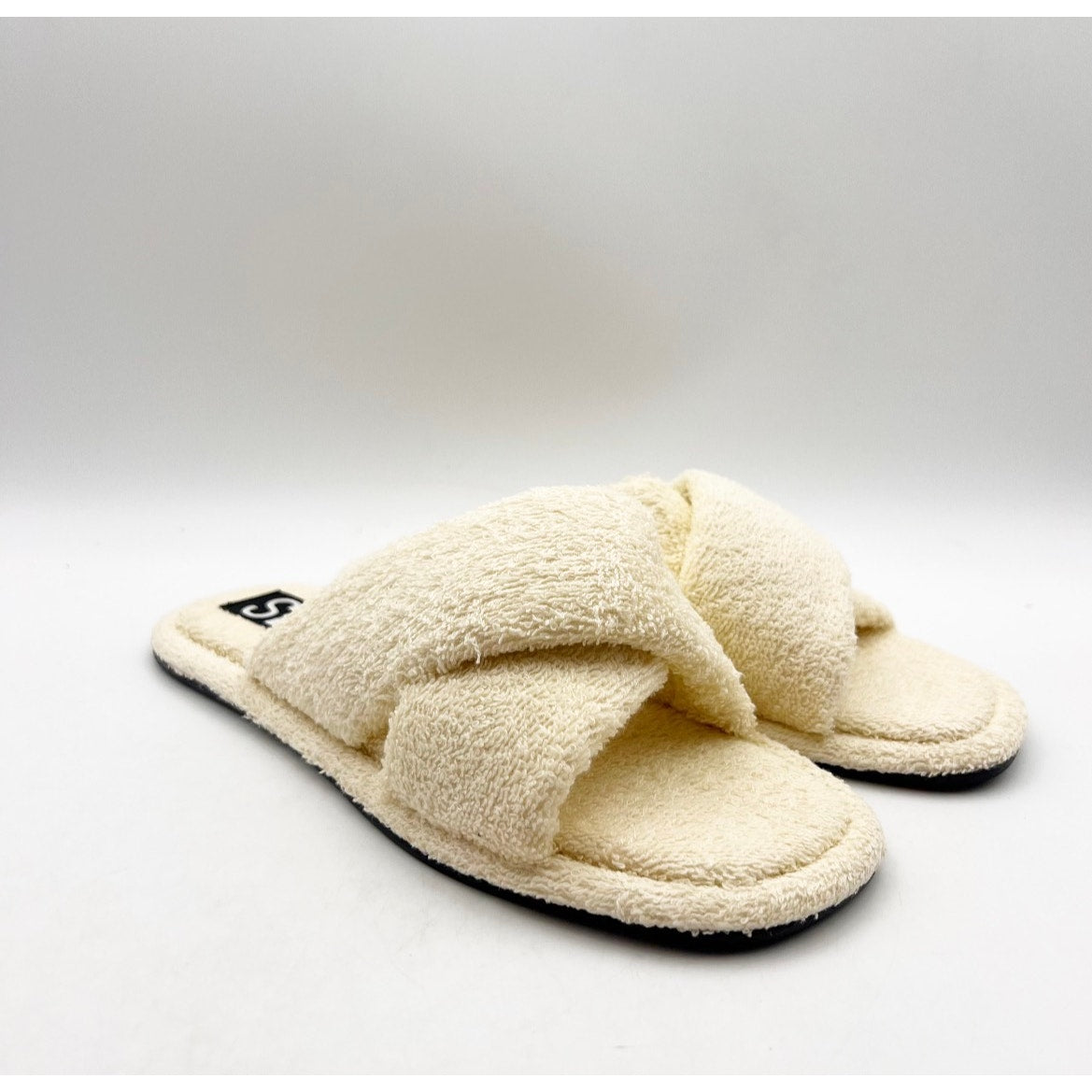 Senso Women's Inka IV Slide Sandals EU 36 US 6 Cream White Cotton NWOB