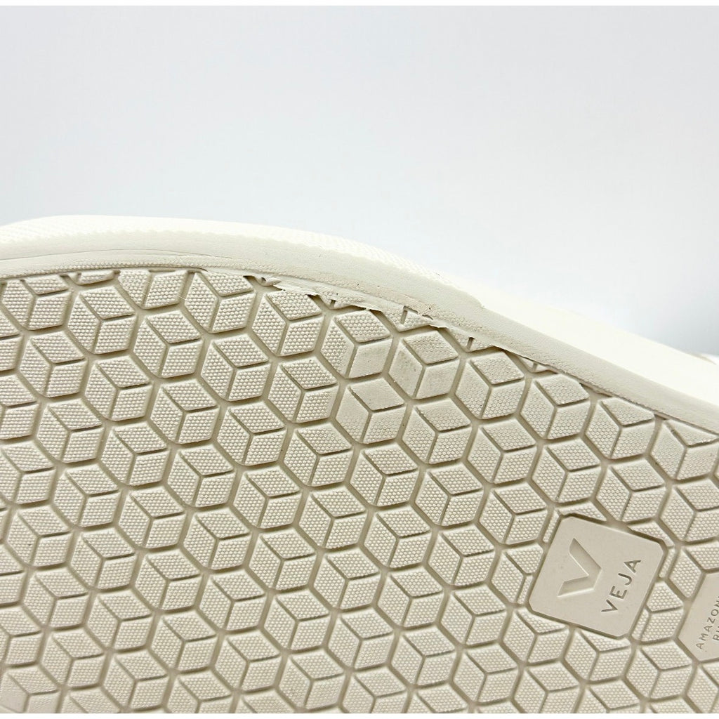 VEJA Campo Sneakers EU 42.5 Womens 11.5 Mens 9.5 White Gold Leather NIB