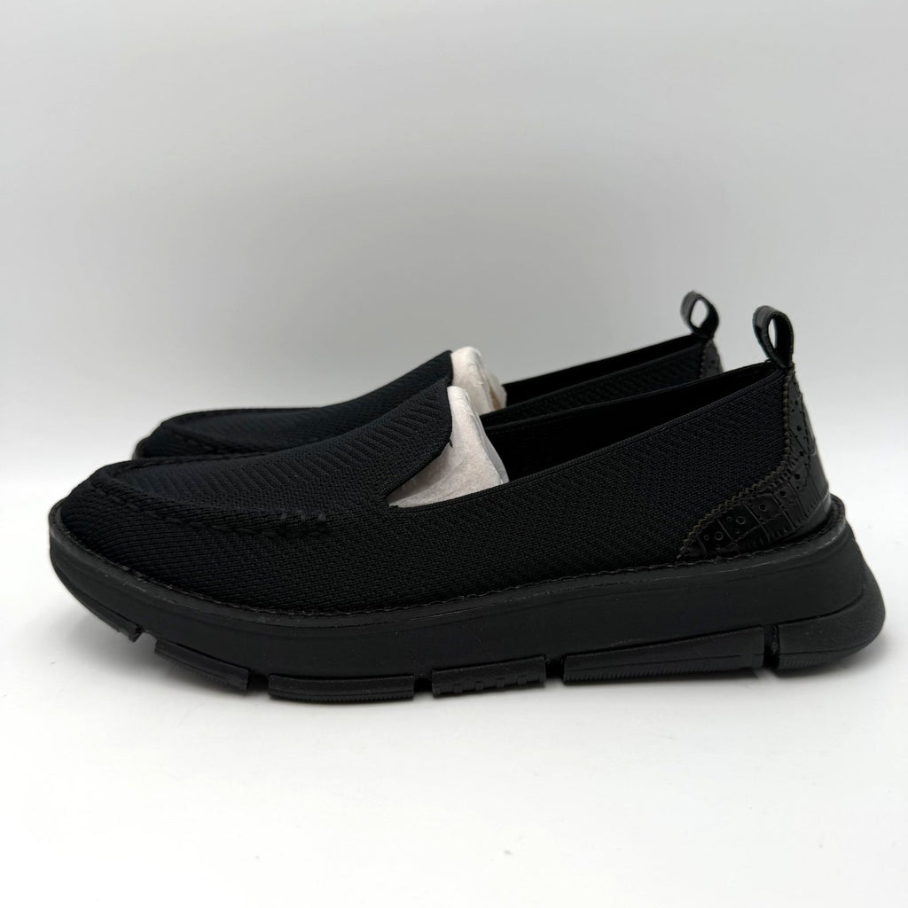 Cole Haan Womens ZeroGrand Rella Stitchlite Venetian Loafers Size 7.5 Black NIB