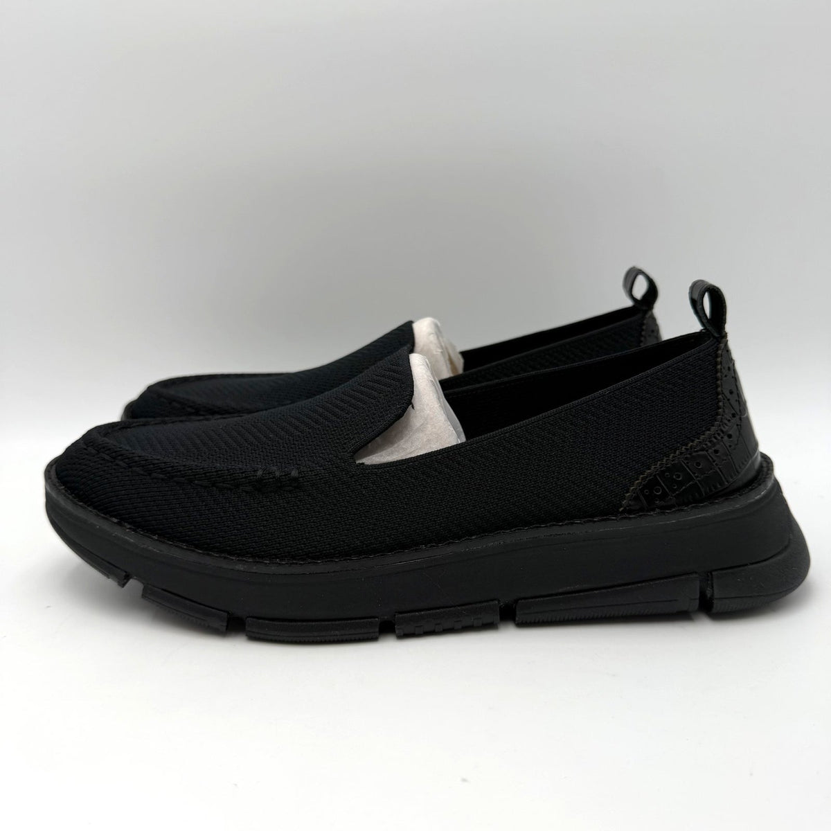 Cole Haan Womens ZeroGrand Rella Stitchlite Venetian Loafers Size 7.5 Black NIB