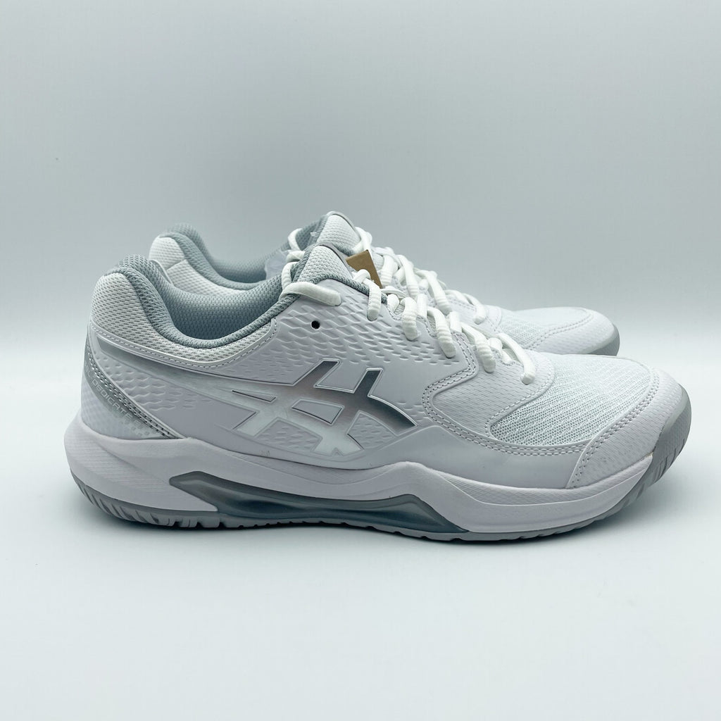 ASICS Womens GEL-Dedicate 8 Athletic Shoes Size 8 M EU 39.5 White Silver NWT