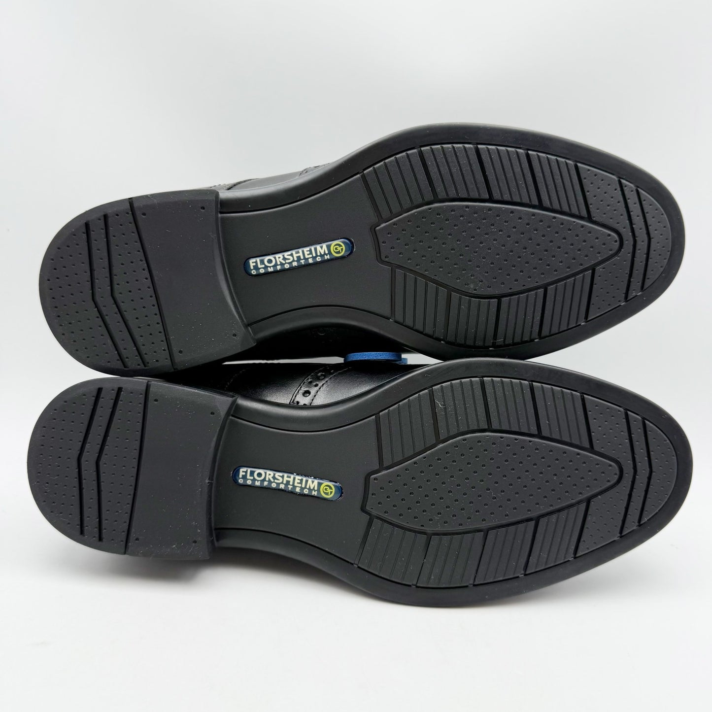 Florsheim Mens Midtown Wing Oxford Shoes US 9 D EU 42 Black Leather NIB