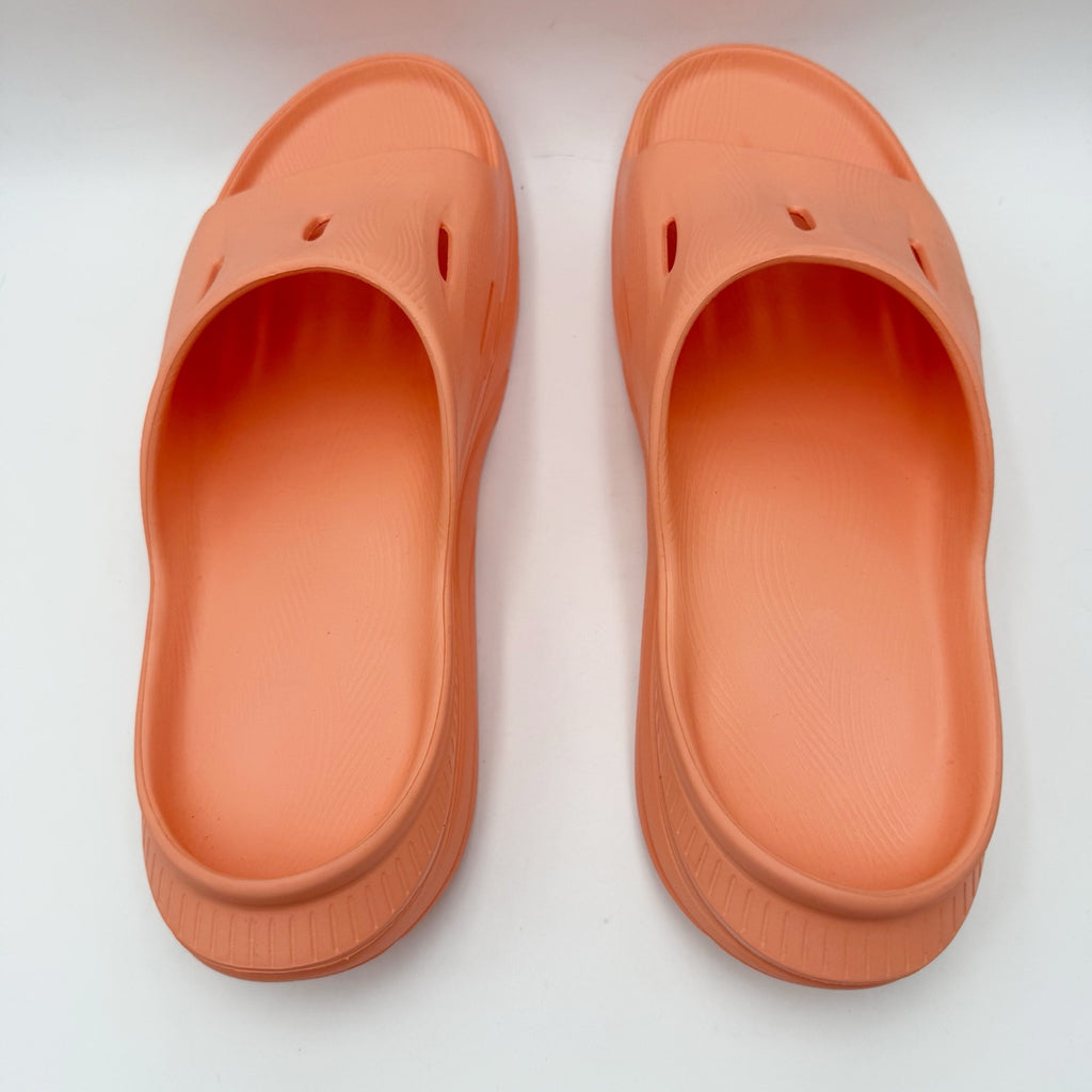 Hoka Mens ORA Recovery Slide 3 Sandals Size 12 Orange Papaya NWOB