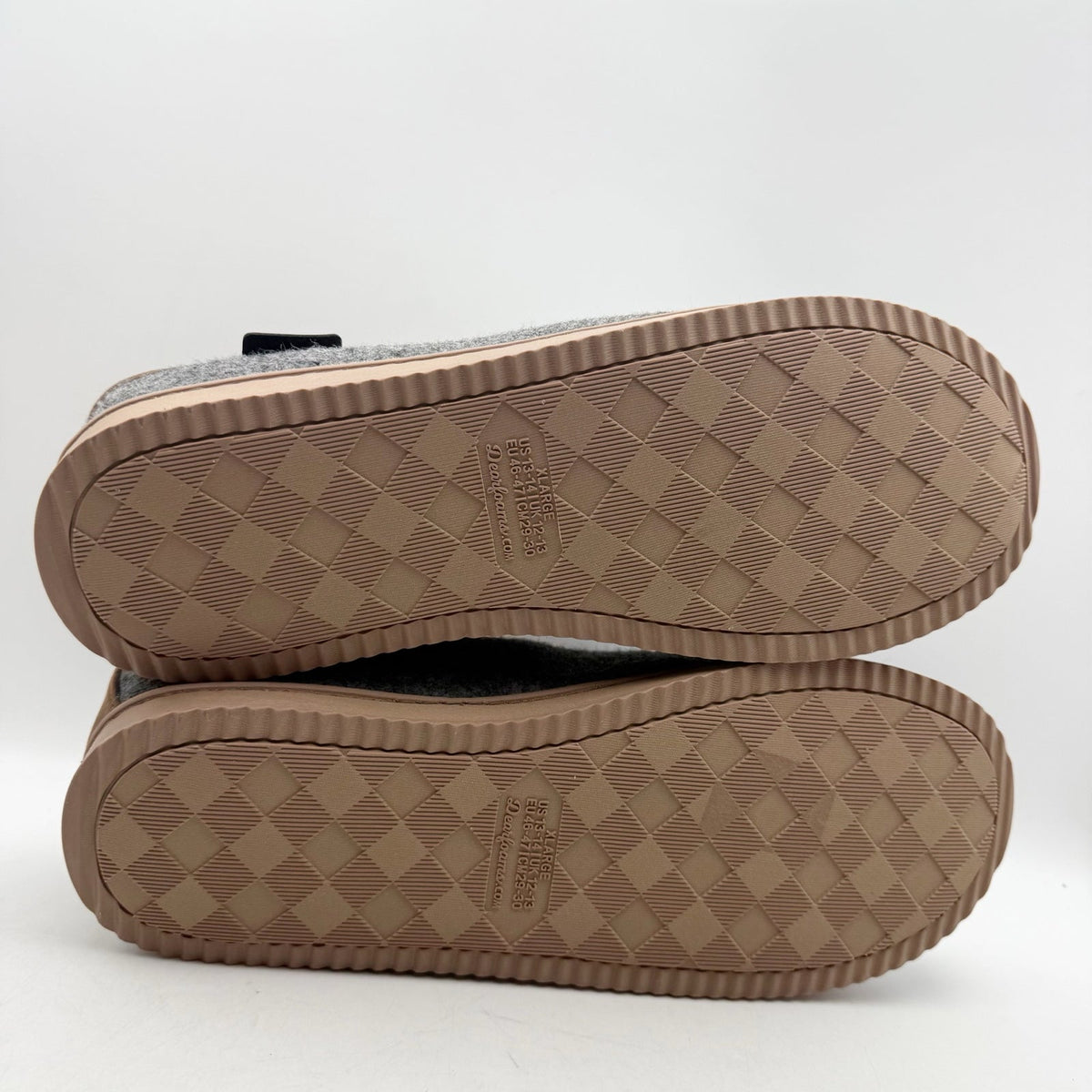 Dearfoams Mens Warner Clog Slippers XL Size 13-14 EU 46.5 Grey NWT