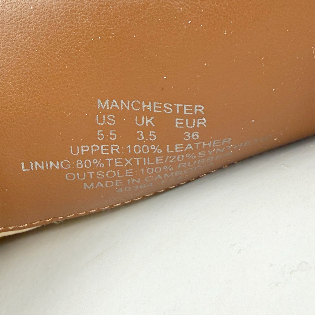 Lauren Ralph Lauren Womens Manchester Knee High Boots Size 5.5 B Tan Leather NIB