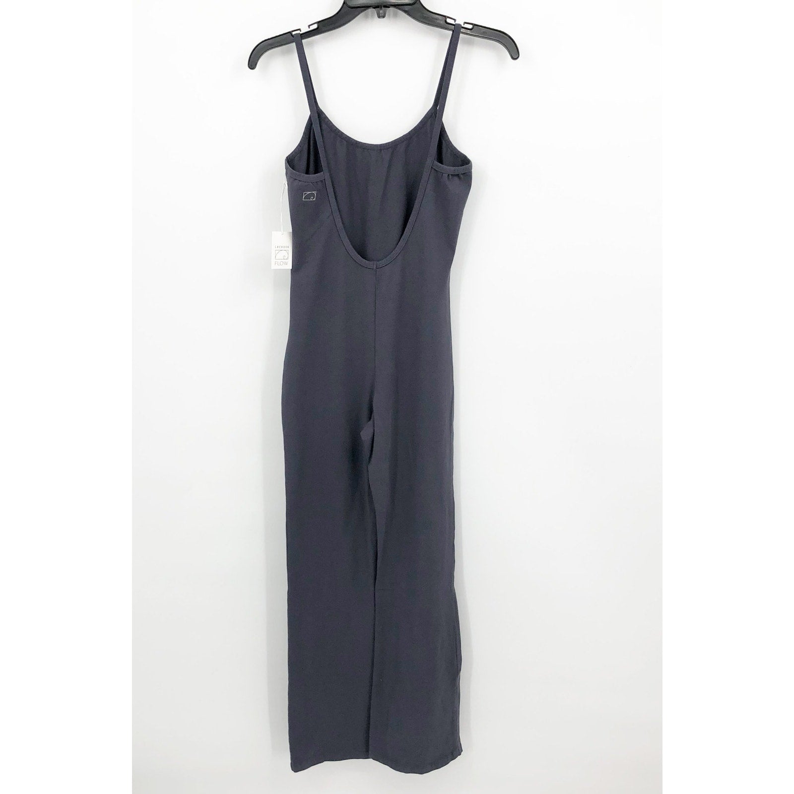 LACAUSA Women's Flow Prana Unitard Charcoal XS Yoga Jumpsuit NWT