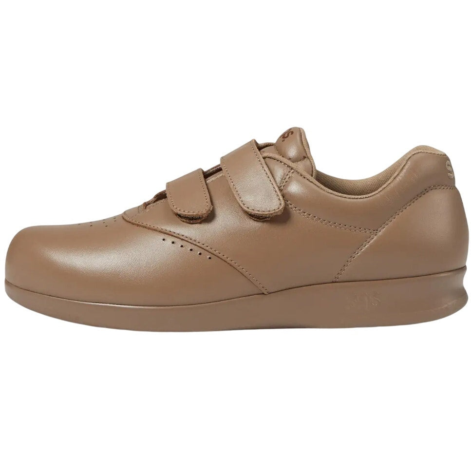 SAS Womens Me Too Adjustable Comfort Shoe US 8.5 W EU 39 Taupe Leather NIB