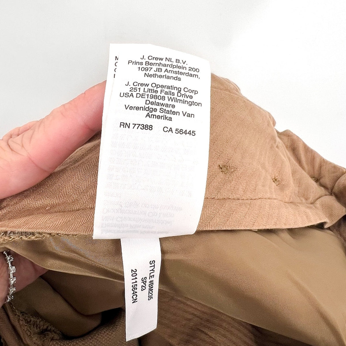 J.CREW Men's Kenmare Relaxed-fit Suit Pants 28x32 Tan Basketweave BM235 NWT