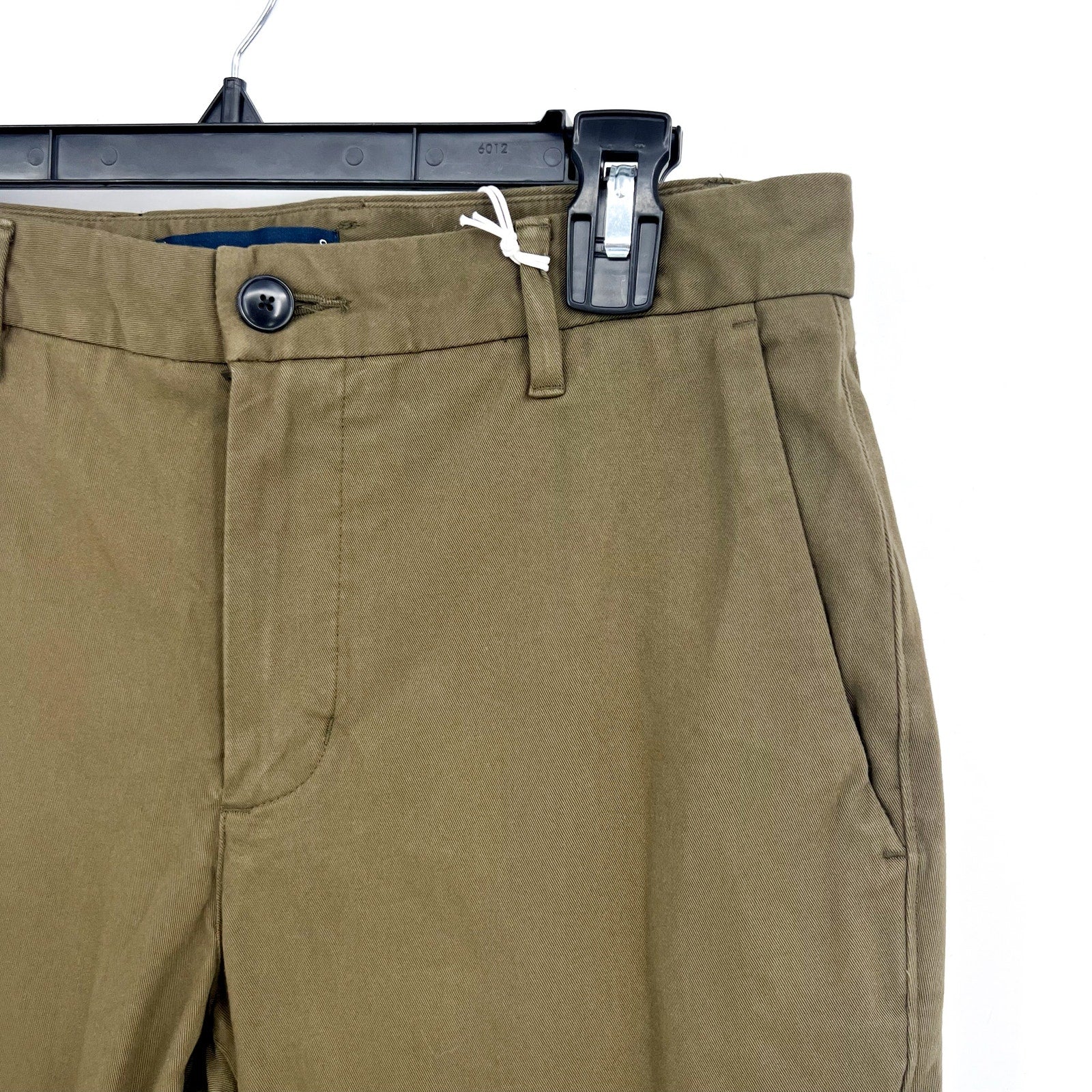 EVERLANE Men's Uniform Performance Chino 31x30 Olive Green Slim Fit Pants NWT