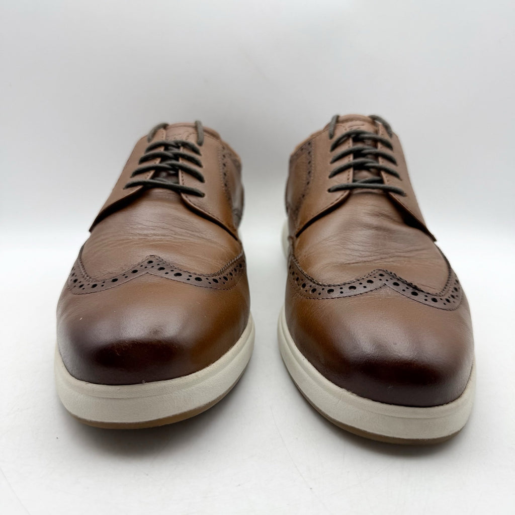 Florsheim Mens Flair Steel Toe Work Oxford Shoes US 10 M Brown Leather NWOB