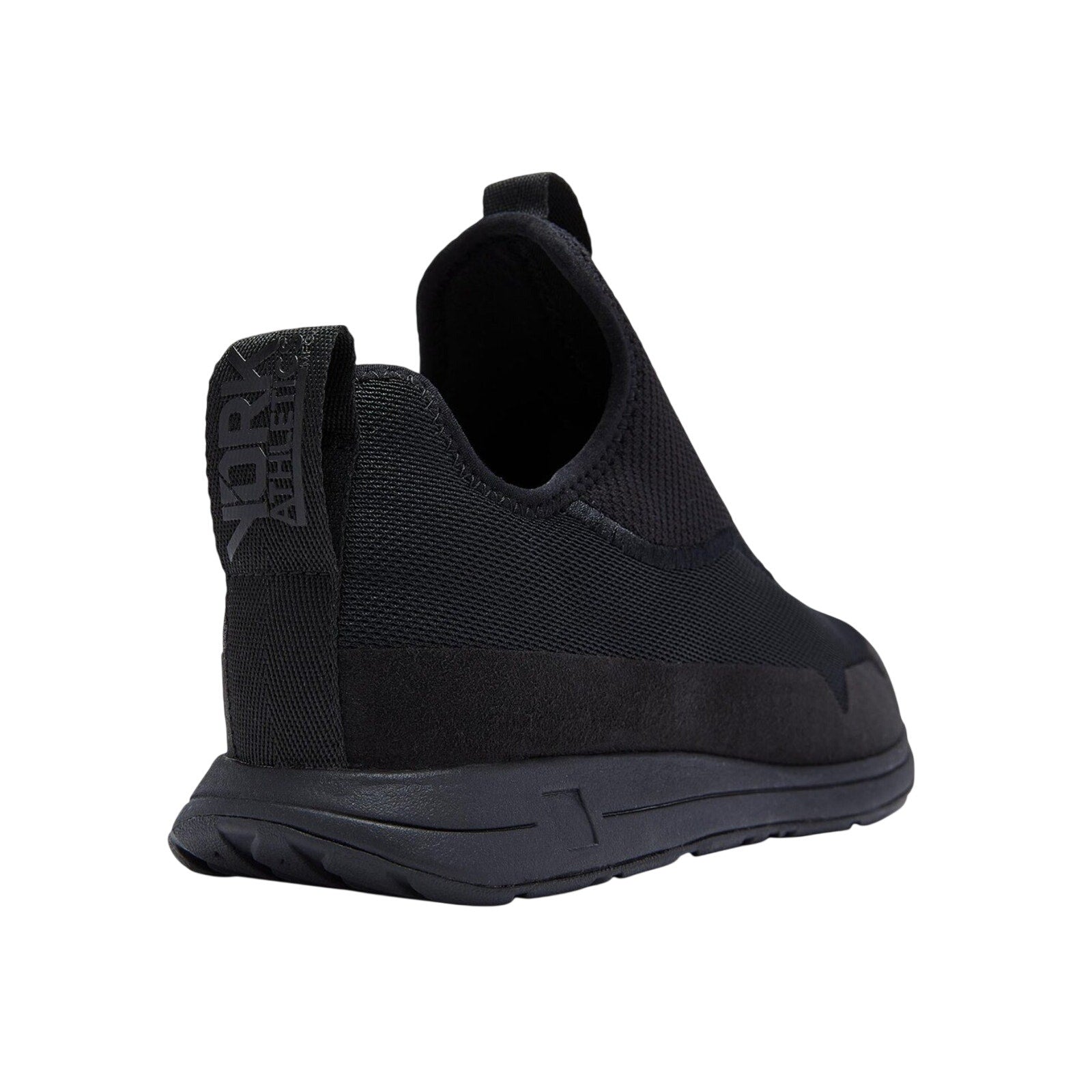 YORK The Gail Slip On Sneakers Mens 8 Womens 9.5 Black Recovery Trainer NIB