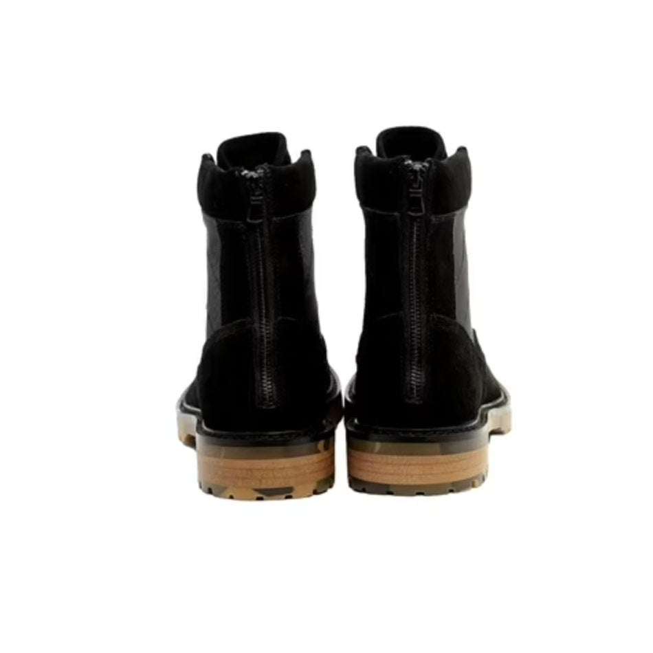 Saint Morta Mens Legion Ankle Combat Boots Size 8 EU 42 Black Suede NIB