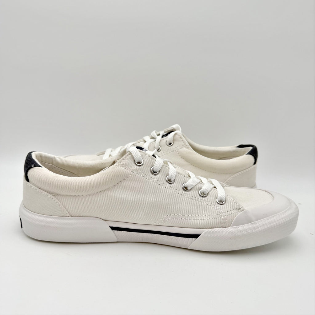 Sperry Mens Top-Sider Striper ll Retro Sneakers US 7.5 EU 40 White Canvas NIB