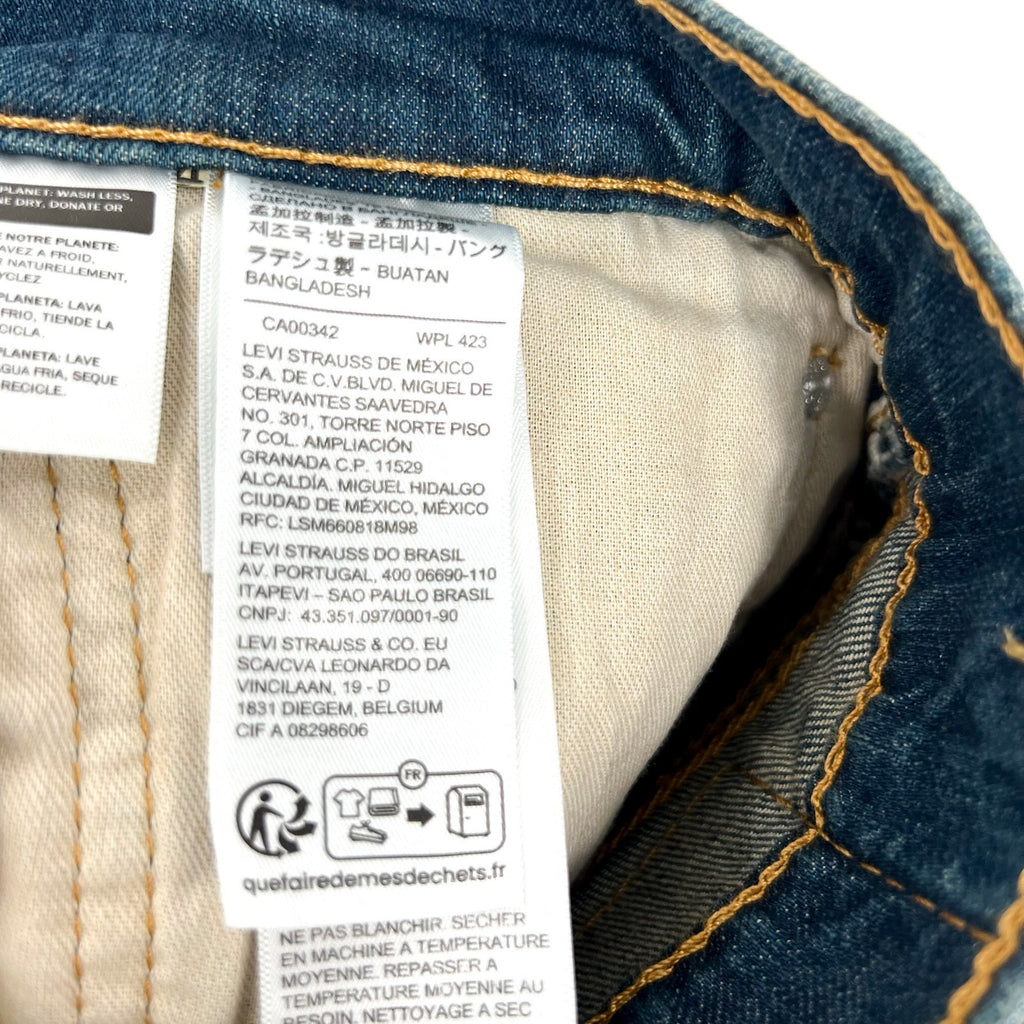 LEVI'S Men's 505 Straight Fit Jeans 36x34 Blue Cash Wash Stretch 005051064 NWT