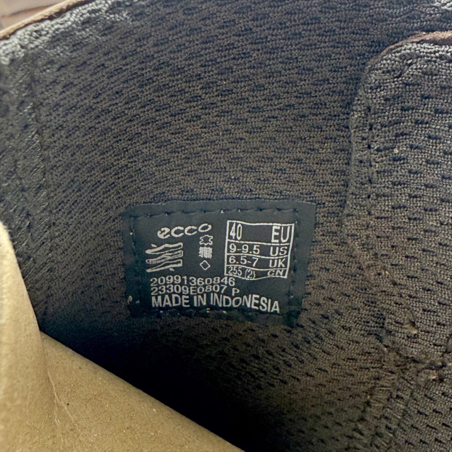 Ecco Womens Dress Classic Ankle Boots EU 40 US 9 Walnut Brown Leather 35 mm NWOB