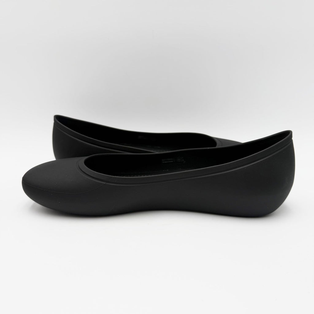 Crocs Womens Brooklyn Ballet Flats Size 7 EU 37-38 Black Slip On NWOT/NWOB
