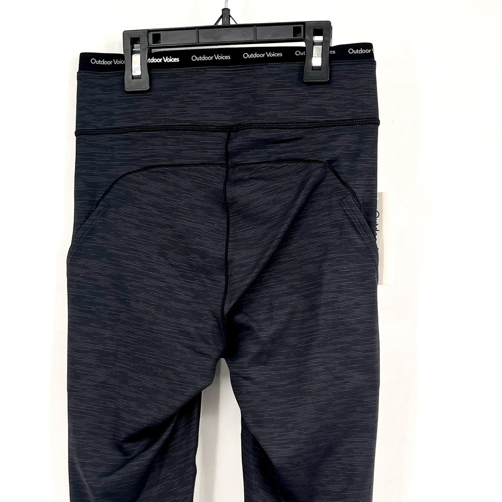 OUTDOOR VOICES Women's Techsweat Thrive 7/8 Legging XS Black Night NWT