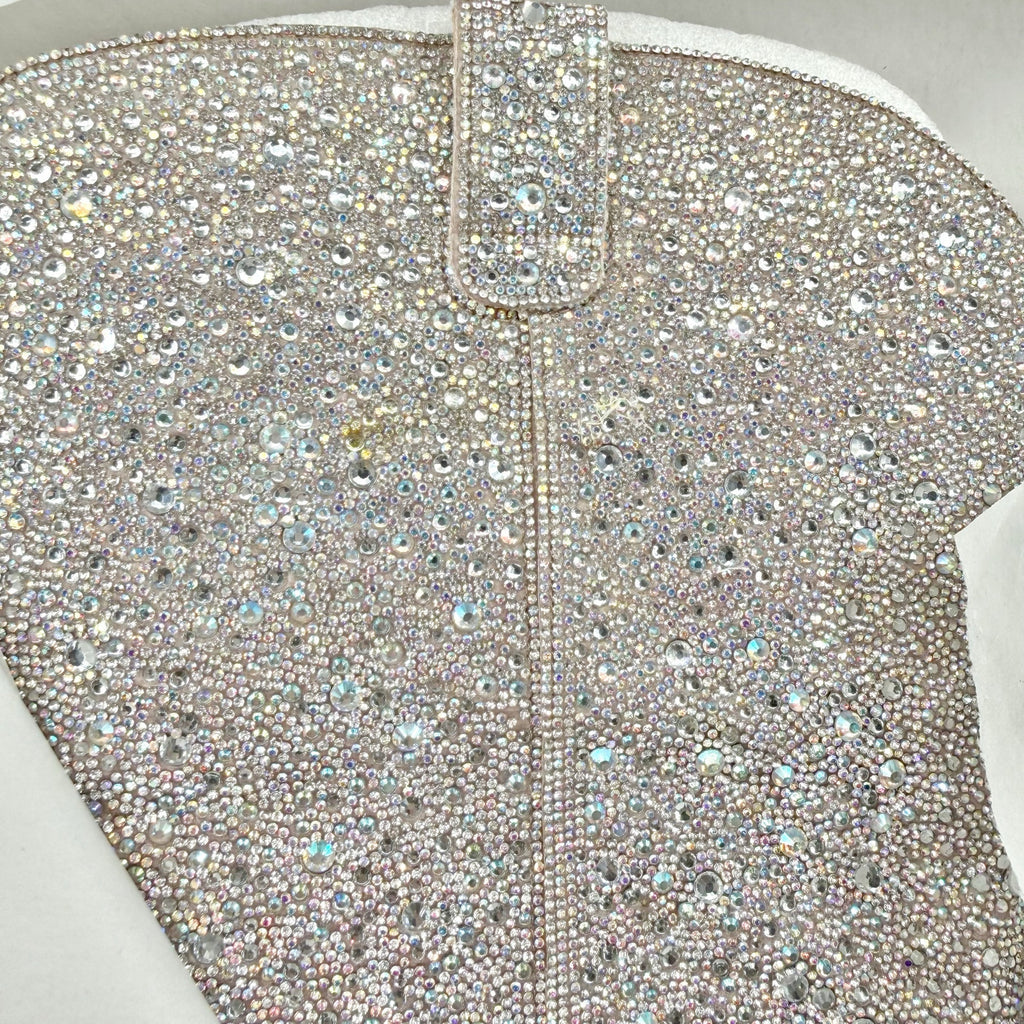 Betsey Johnson Womens Rodeo Over the Knee Boot US 11 Multicolor Rhinestone NWOB