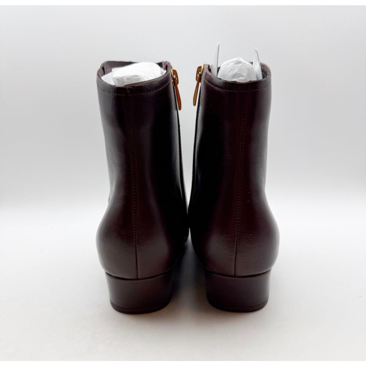 Naturalizer Womens Raffee Ankle Boots US 9.5 M EU 40.5 Brown Leather Booties NIB