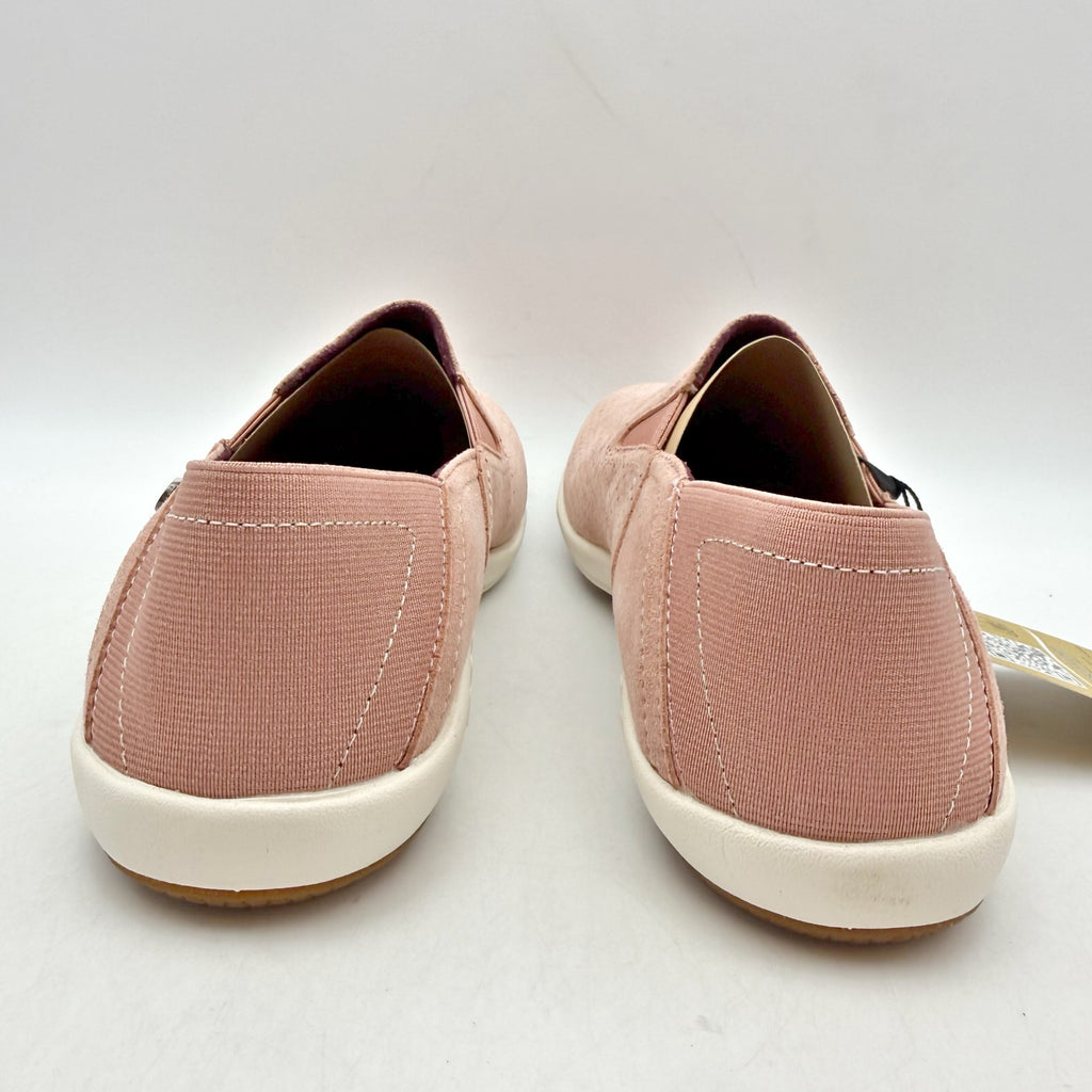 Spenco Womens Siesta Convertible Shoes Size 6 WIDE Pink Suede Casual Slip On NIB