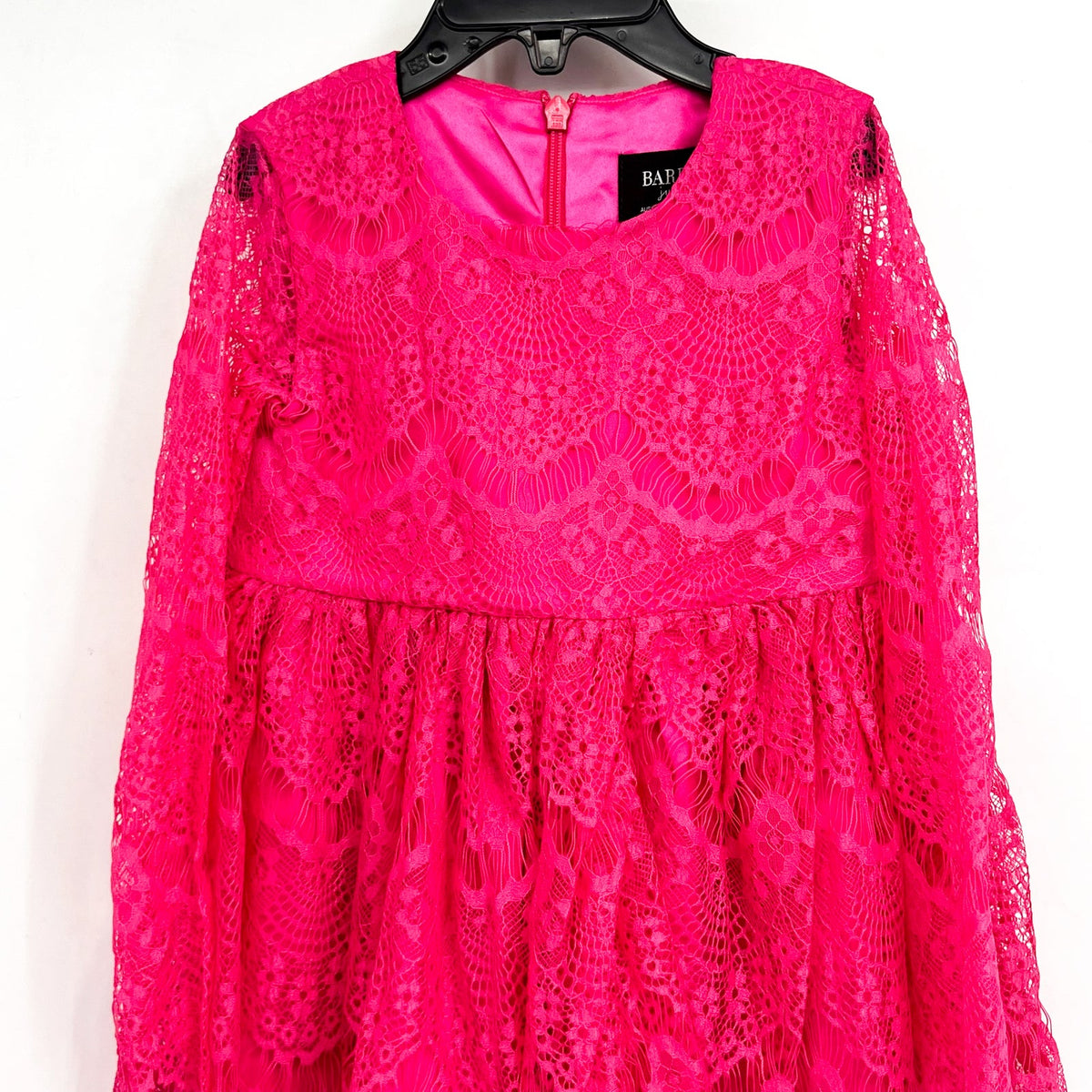 BARDOT Baby Gertrude Lace Dress 24 Months Pink Long Sleeve NWT