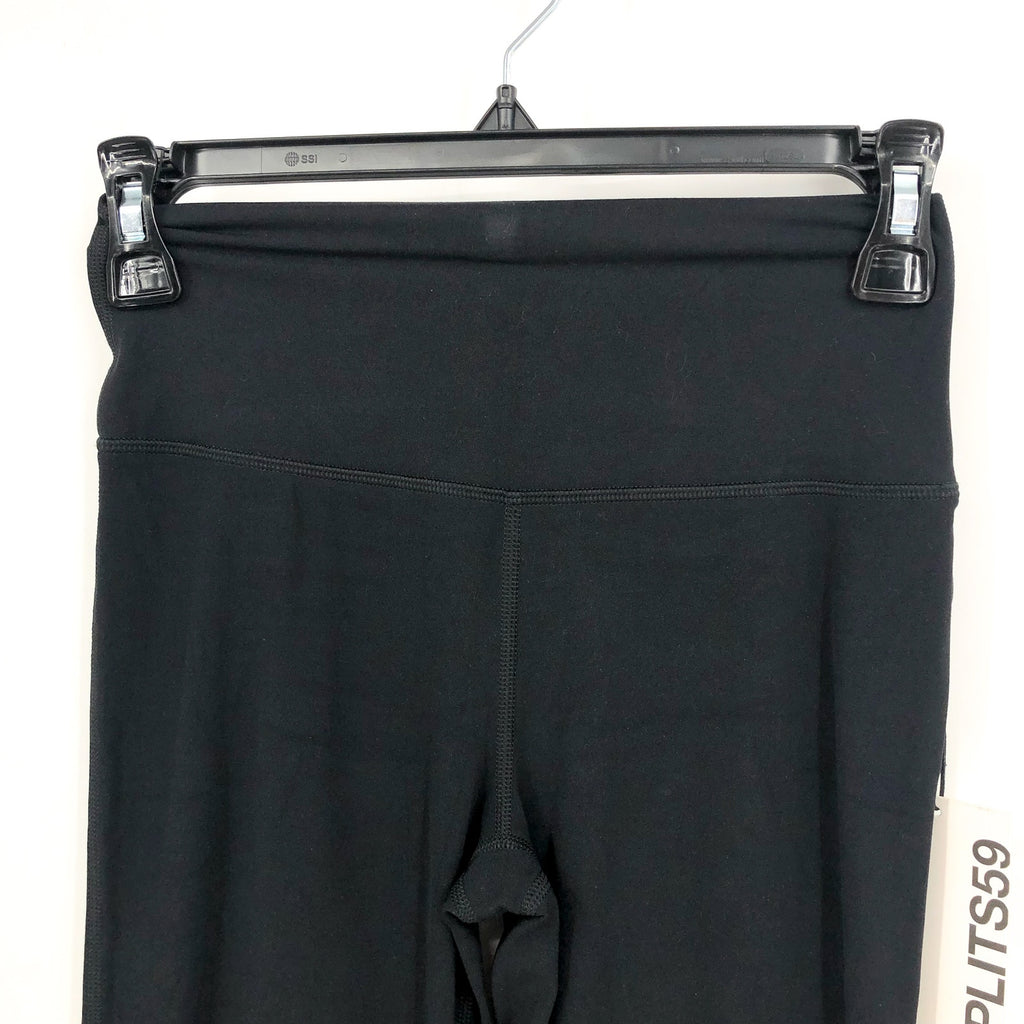 SPLITS59 Women's Raquel High Waist Flared Legging Small Black Elastic Waist NWT