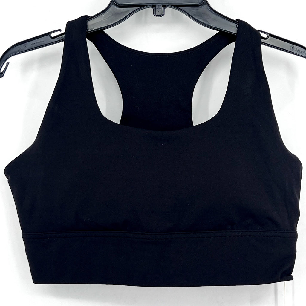 EVERLANE Women's The Perform Longline Bra XL Black Racerback NWT