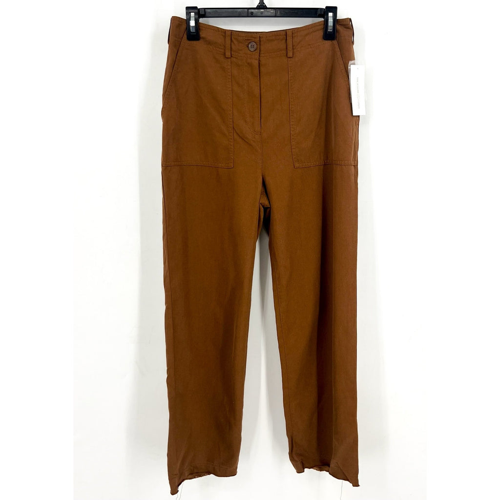 TREASURE AND BOND Womens Utility Casual Pants Size 8 Brown Cotton Blend NWT