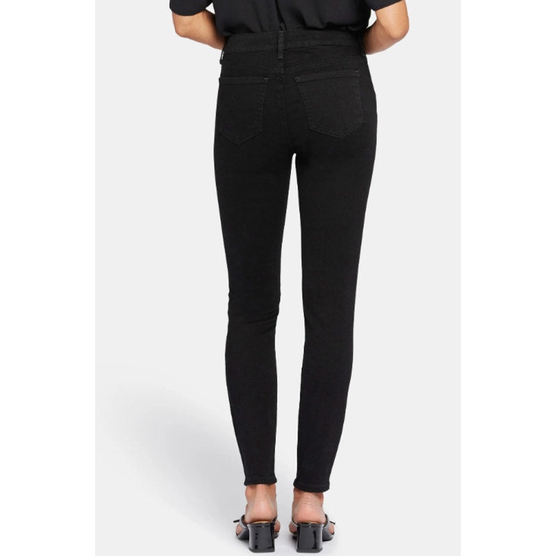 NYDJ Women's Ami Skinny Jeans Size 6 Black High Rise Lift Tuck Technology NWT