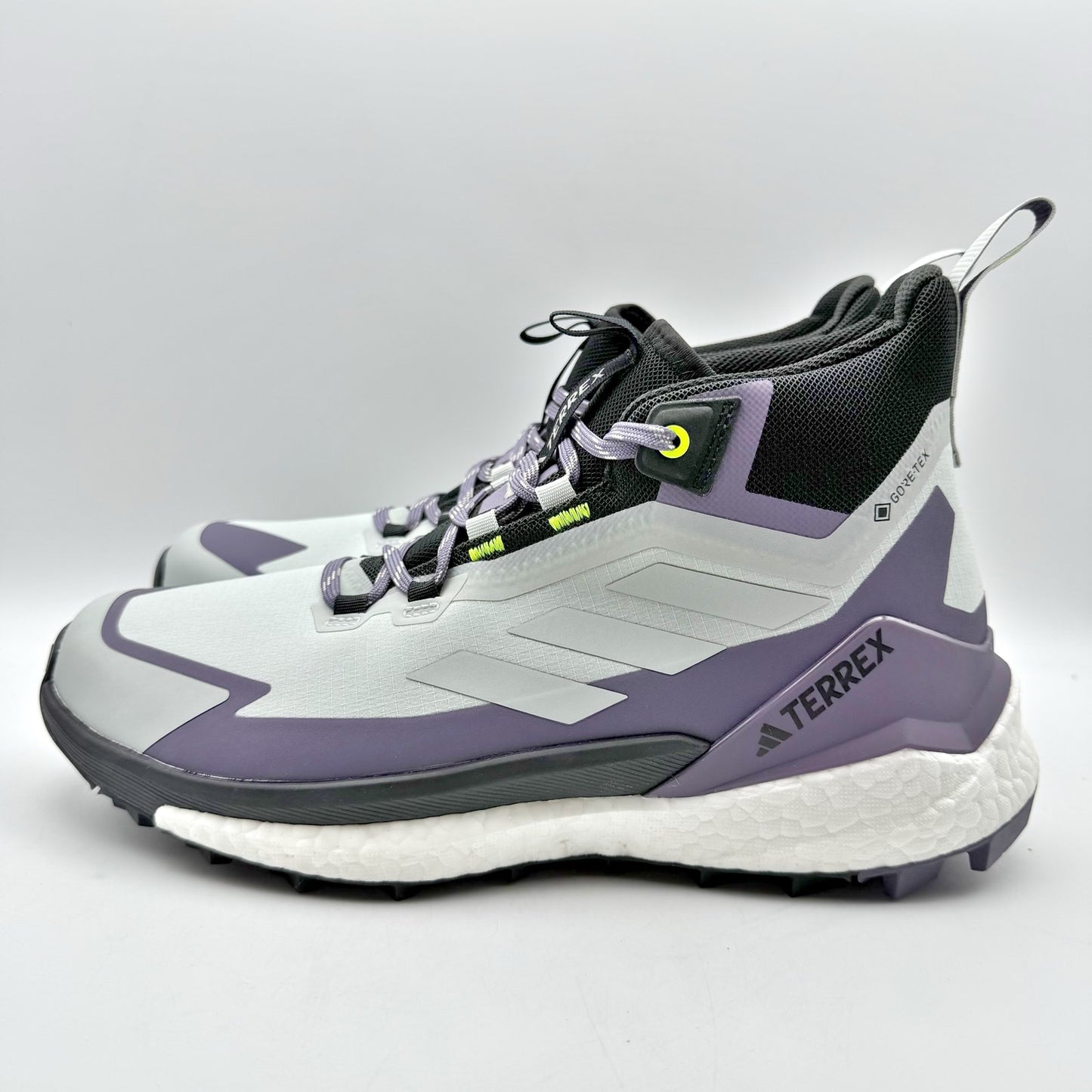 Adidas Womens Terrex Free Hiker 2 GTX Shoes US 10.5 Grey Purple Athletic WP
