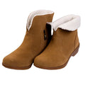 Spenco Womens Sun Valley Ankle Boots US 12 M Tan Suede Sherpa Lined NIB