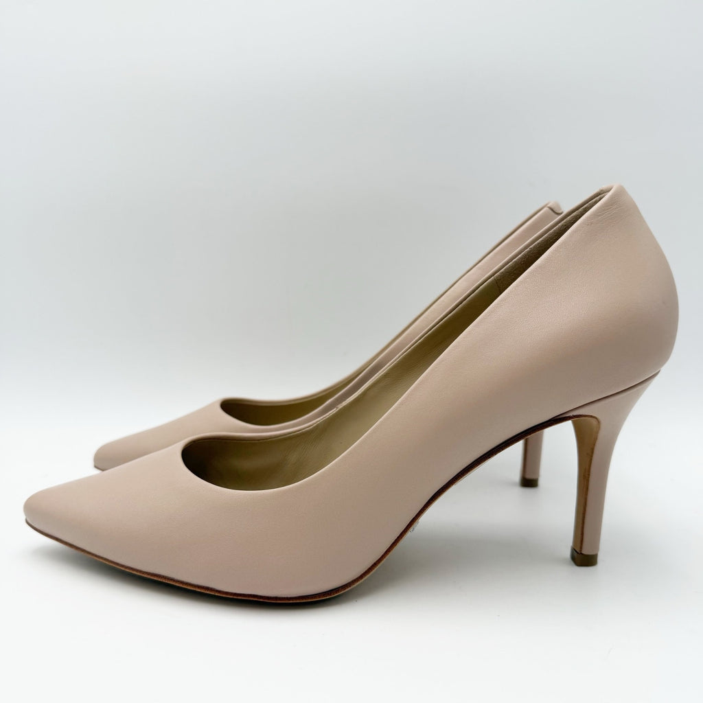 Aldo Womens Coronitiflex Pumps Size 11 M EU 42.5 Nude Bone Leather NWOB