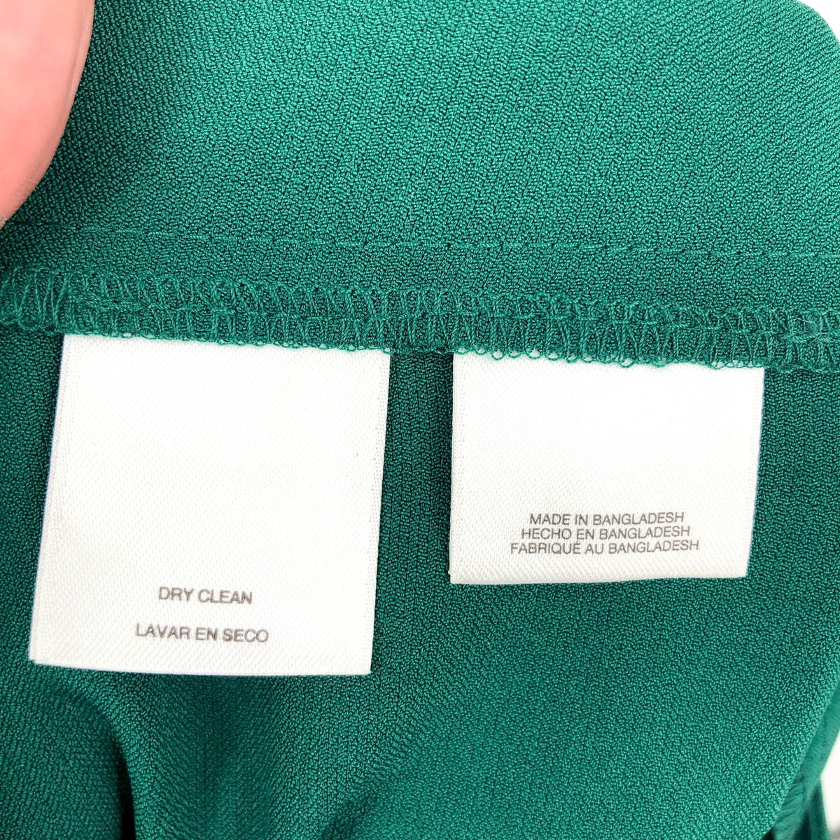 LE SUIT Womens Slim Straight Suit Pants Size 16 Petite Emerald Green Stretch NWT