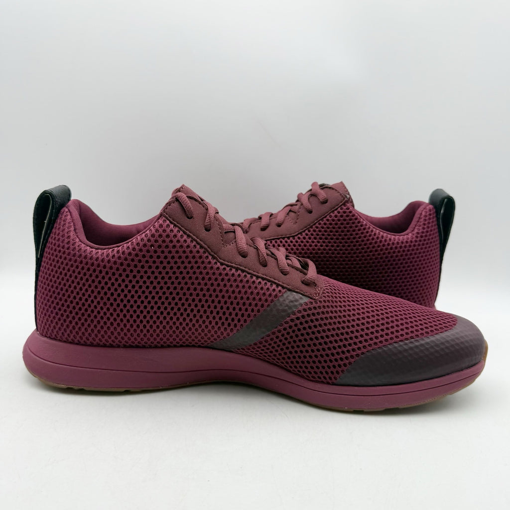 YORK Athletics Mens The Henry Mid Trainer Sneakers US 10.5 Red Black NIB
