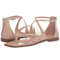 VINCE CAMUTO Women's Lomeeana Flat Sandals Size 8.5 Soft Blush Leather NWOB