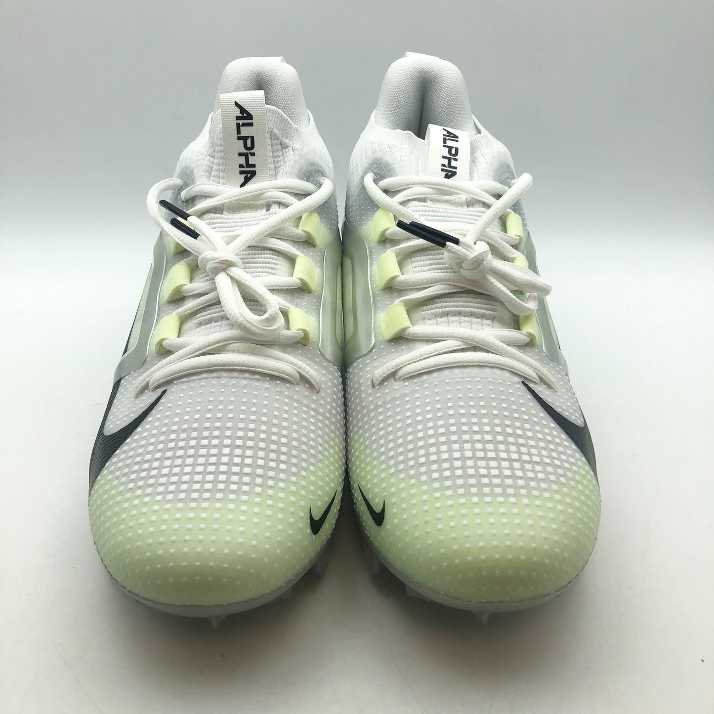 Nike Mens Alpha Menace 4 Elite Football Cleats Size 10 White Yellow NWOB