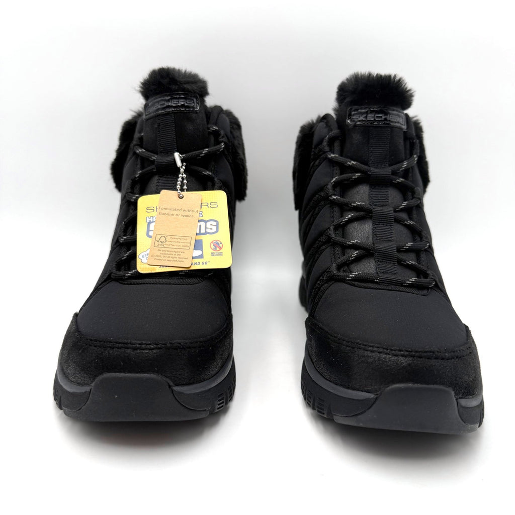 Skechers Womens Slip-ins Graceful Cozy Strolls Ankle Bootie Size 8.5 Black NWT