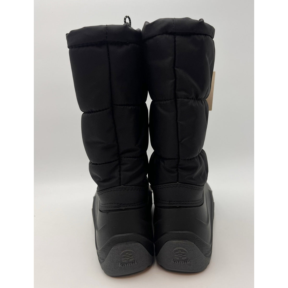 Kamik Big Kids Snowcozy Winter Boots Size 6 EU 38 Black Waterproof NIB